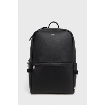 BOSS rucsac barbati, culoarea negru, mare, neted
