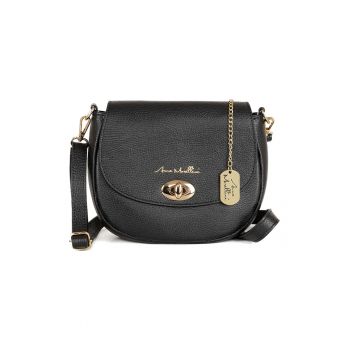 Geanta crossbody din piele cu bareta detasabila
