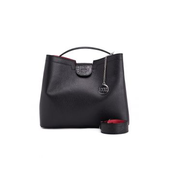 Geanta hobo din piele