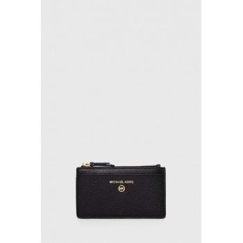 MICHAEL Michael Kors carcasa din piele culoarea negru