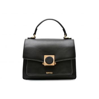 Poseta GRYXX neagra, 31456, din piele ecologica