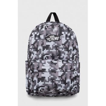 Vans ghiozdan copii VN000628AF11 NEW SKOOL BACKPACK culoarea gri, mare, modelator