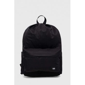 Vans rucsac culoarea negru, mare, neted