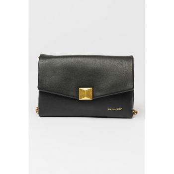 Geanta crossbody din piele ecologica cu bareta din lant