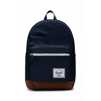 Herschel rucsac Pop Quiz Backpack culoarea albastru marin, mare, neted