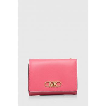 MICHAEL Michael Kors portofel de piele femei, culoarea negru
