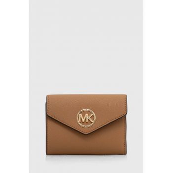 MICHAEL Michael Kors portofel de piele femei, culoarea negru