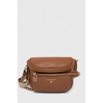 MICHAEL Michael Kors poseta de piele culoarea maro
