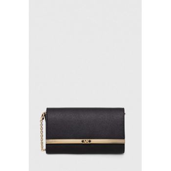 MICHAEL Michael Kors poseta piele culoarea negru