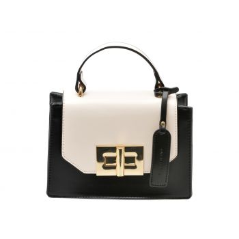 Poseta CALL IT SPRING alb-negru, 13682789, din piele ecologica