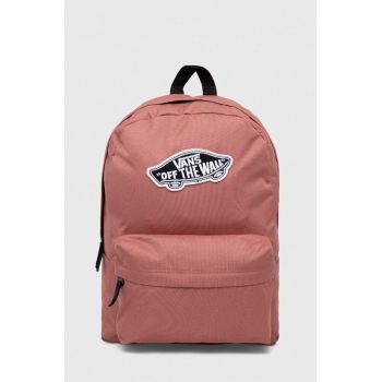 Vans rucsac culoarea roz, mic, cu imprimeu