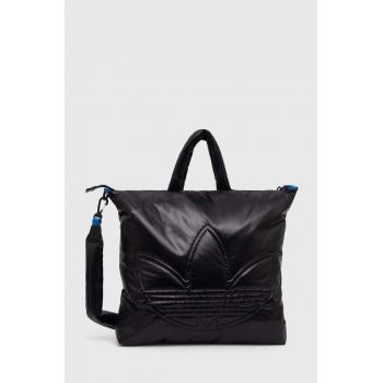 adidas Originals poseta Tote Bag culoarea negru, IS0460