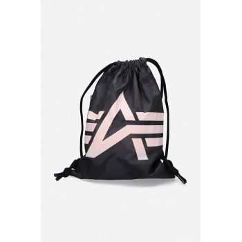 Alpha Industries rucsac Worek Alpha Industries Basic Gym Bag 198903 125 culoarea negru, cu model 198903.125-black