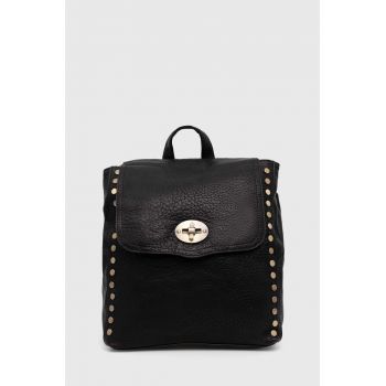 Answear Lab rucsac femei, culoarea negru, mare, neted