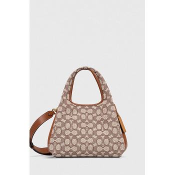 Coach poseta culoarea maro