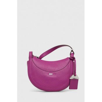 Dkny poseta culoarea violet ieftina