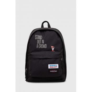 Eastpak rucsac OUT OF OFFICE culoarea negru, mare, cu imprimeu, EK0007672E41