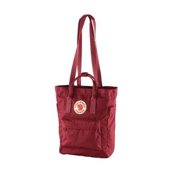 Fjallraven rucsac Kanken Totepack culoarea rosu, mare, neted