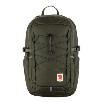 Fjallraven rucsac Skule 20 culoarea verde, mare, neted