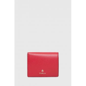 Furla portofel de piele femei, culoarea rosu