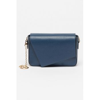 Geanta crossbody din piele cu logo