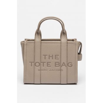 Geanta tote din piele cu logo The Small - Grej
