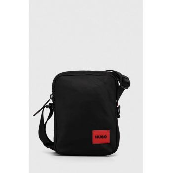 HUGO borsetă culoarea negru 50492693 HUGO borsetă culoarea negru 50492693