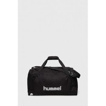 Hummel geanta culoarea negru de firma originala