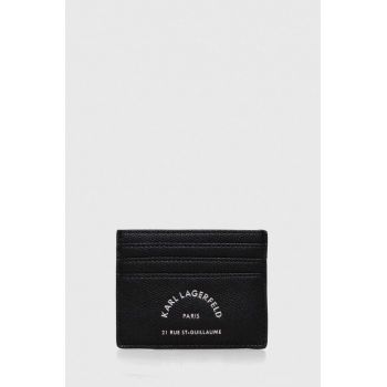 Karl Lagerfeld carcasa cardului culoarea negru