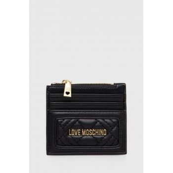 Love Moschino portofel femei, culoarea negru
