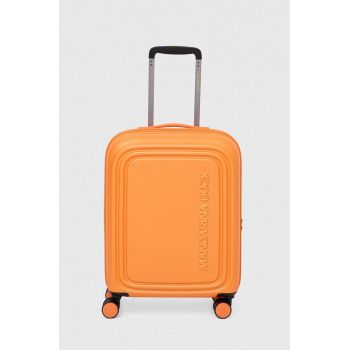 Mandarina Duck valiza culoarea portocaliu ieftina