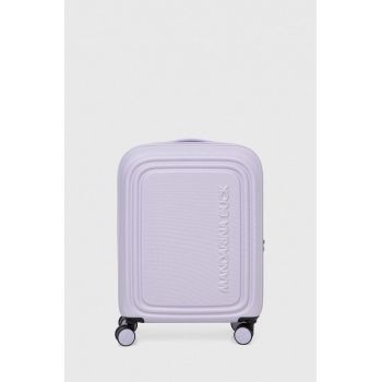 Mandarina Duck valiza culoarea violet ieftina