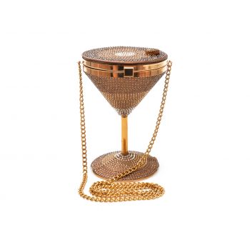 Poseta ALDO bronz, ESPRESSO222, din material textil