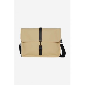 Rains poșetă Messenger Bag culoarea bej 13930-SAND.