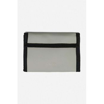 Rains portofel culoarea gri 16440.CEMENT-CEMENT