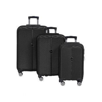 Set trolere Negru - 55 x 35 x 26 / 60 x 30 x 40 / 75 x 35 x 60