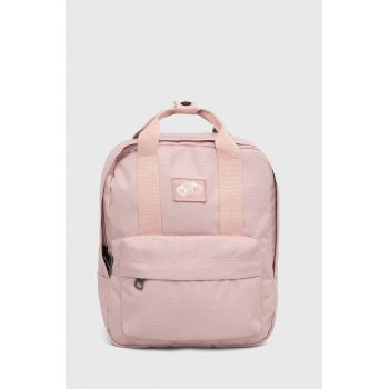 Vans rucsac culoarea roz, mic, neted