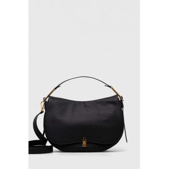 Coccinelle poseta de piele culoarea negru