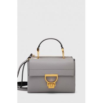 Coccinelle poseta de piele culoarea negru