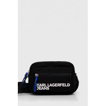 Karl Lagerfeld Jeans borsetă culoarea negru