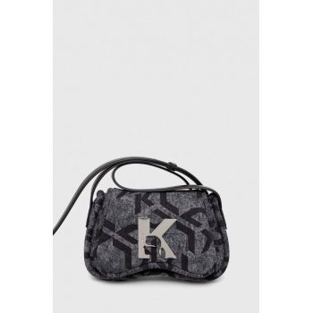 Karl Lagerfeld Jeans poseta culoarea gri