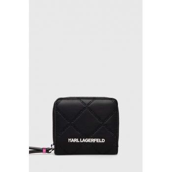 Karl Lagerfeld portofel femei, culoarea negru