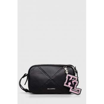 Karl Lagerfeld poseta culoarea negru