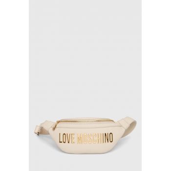 Love Moschino borseta culoarea bej