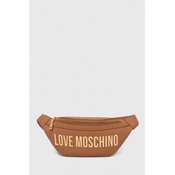 Love Moschino borseta culoarea maro