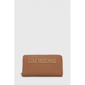 Love Moschino portofel femei, culoarea maro