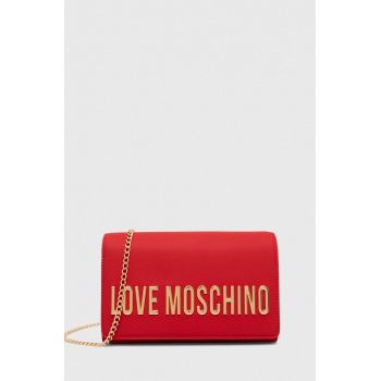 Love Moschino poseta culoarea rosu