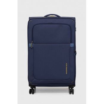 Mandarina Duck valiza culoarea albastru marin ieftina