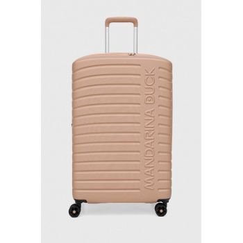 Mandarina Duck valiza culoarea bej