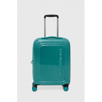 Mandarina Duck valiza culoarea turcoaz